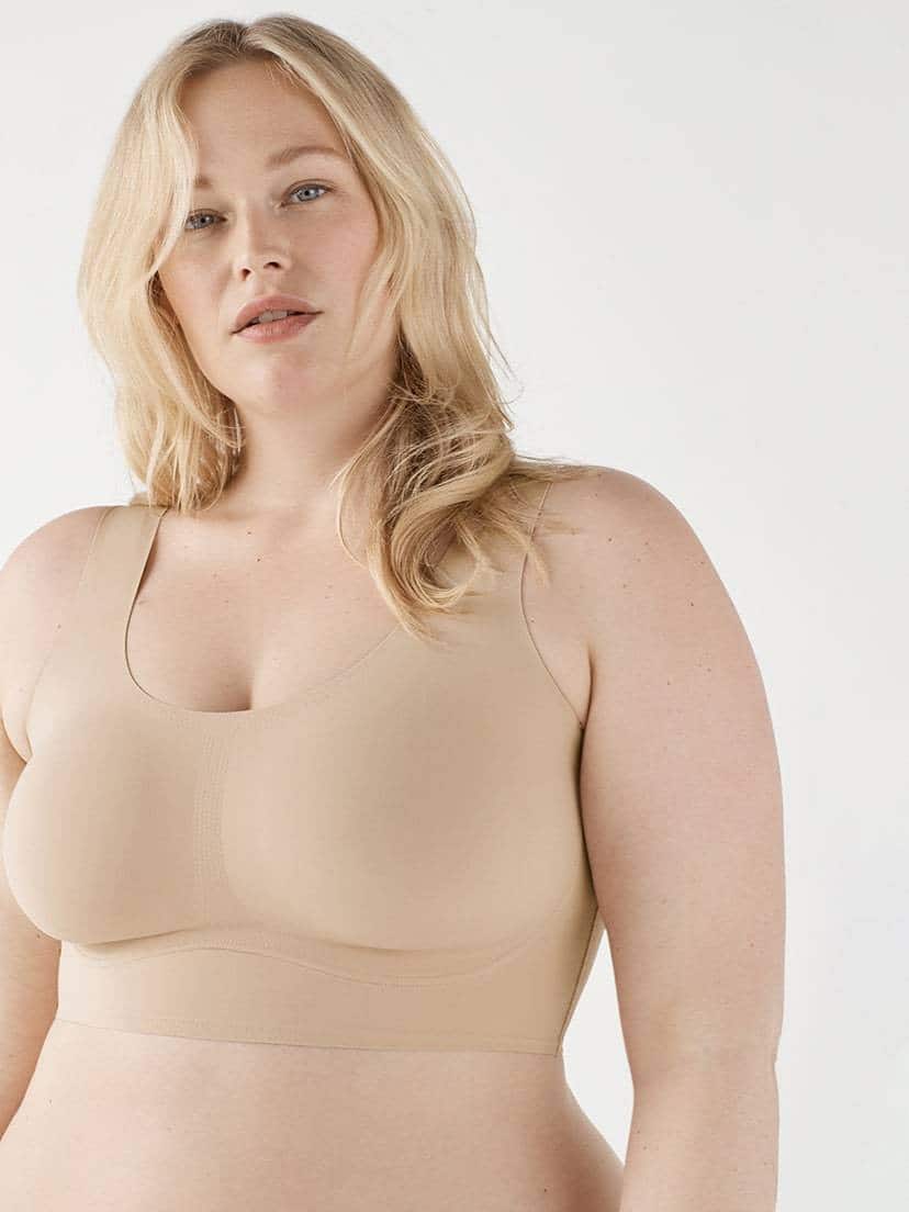 ULTRA COMFORT SEAMLESS SHAPING WIREFREE SUPPORT BRA PLUS SIZES S 6XL