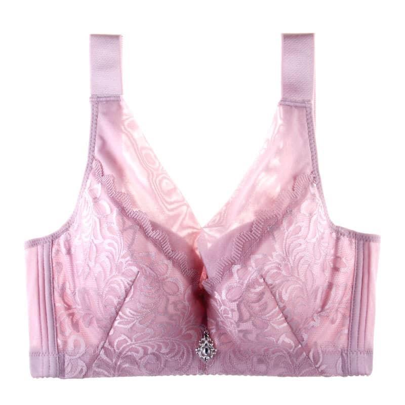 LACE BRA PLUS SIZE FULL CUP SHOULDER BAND ADJUSTABLE