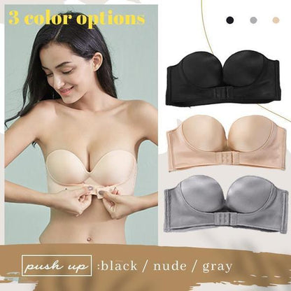 SUMMER SALE INVISIBLE STRAPLESS SUPER PUSH UP BRA