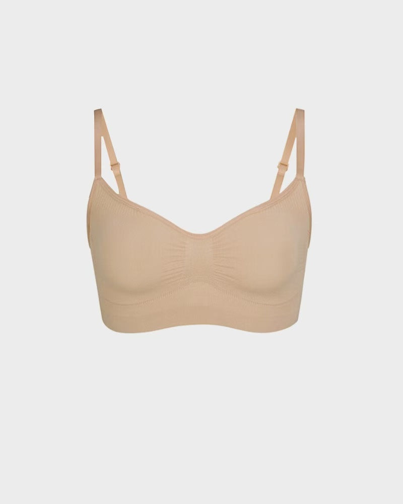 Womens Wireless Sculpt Bra Comfort Bralettes No Underwire Unlined Cami Bra