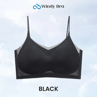 Summer seamless ultra thin plus size ice silk comfort bra