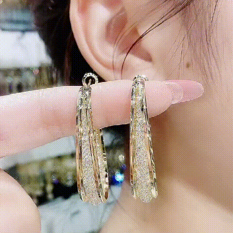 🔥HOT SALE - 46% OFF🔥To My Best Friend-Fashion Oval Earrings