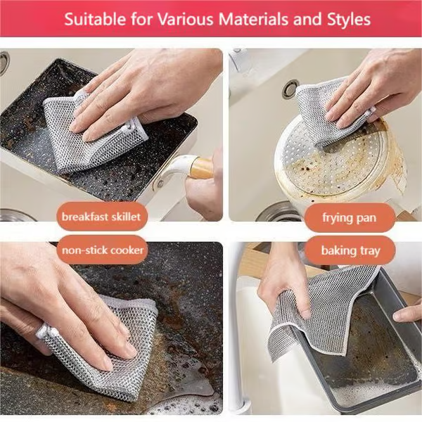 🔥Multipurpose Thread Miracle Cleaning Cloths