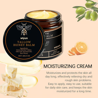 Organic Grass Fed Beef Tallow Balm